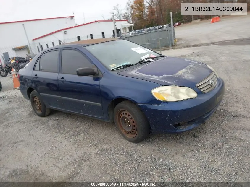 2004 Toyota Corolla Ce VIN: 2T1BR32E14C309044 Lot: 40856549