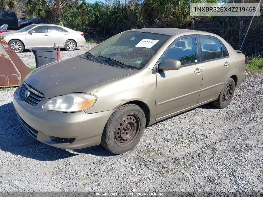 2004 Toyota Corolla Le VIN: 1NXBR32EX4Z219468 Lot: 40884163