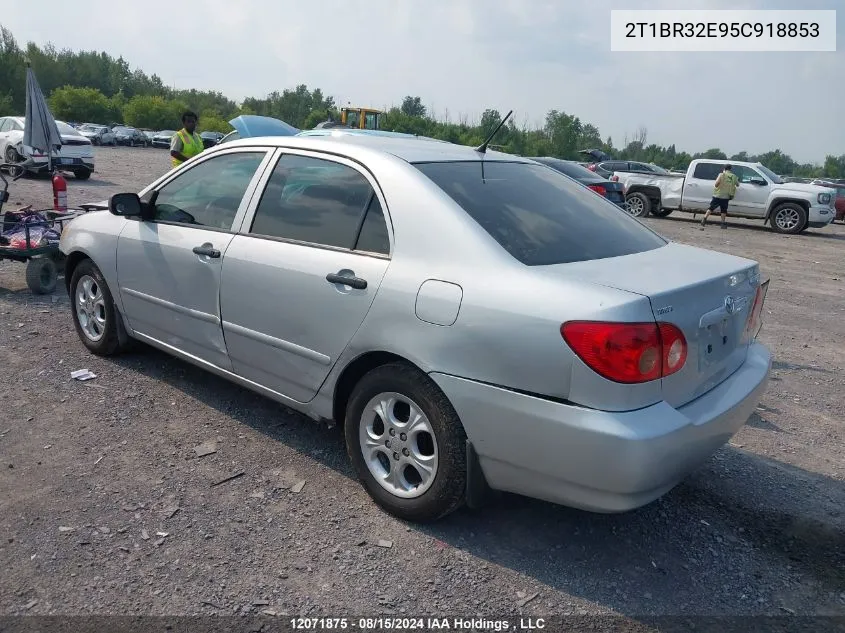 2T1BR32E95C918853 2005 Toyota Corolla Ce/Le/Sport