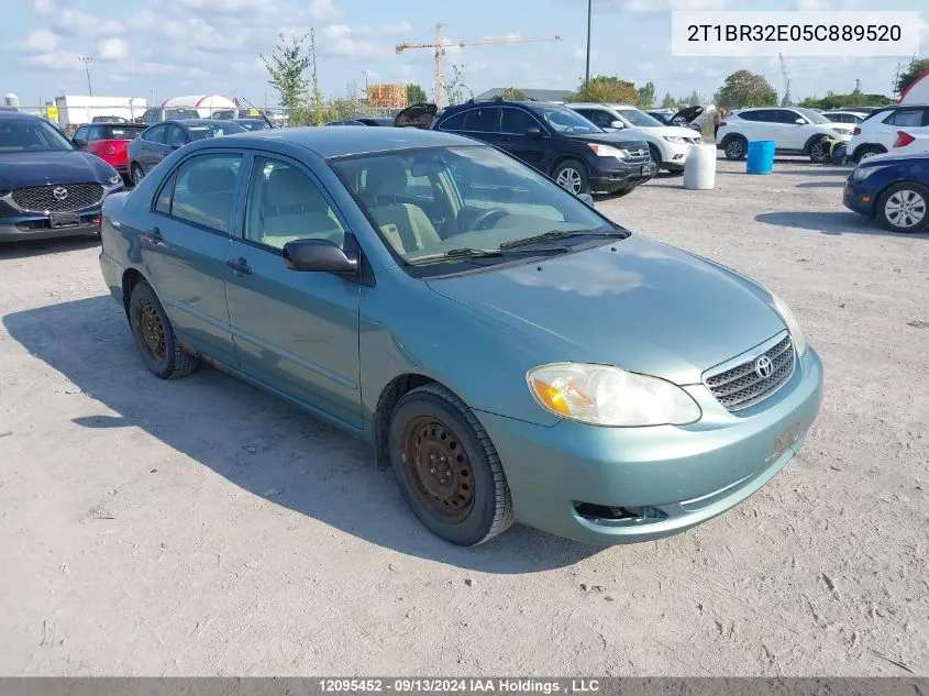 2005 Toyota Corolla VIN: 2T1BR32E05C889520 Lot: 12095452