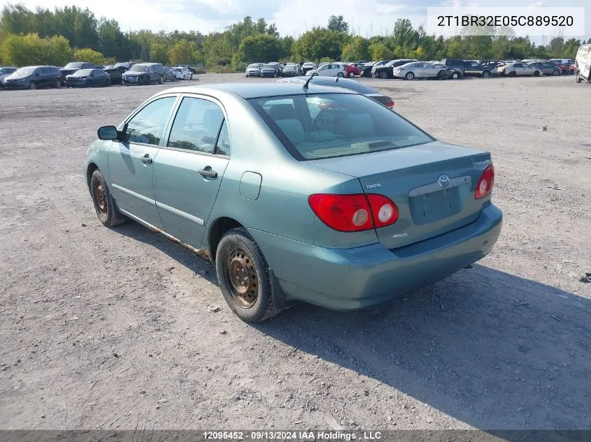 2005 Toyota Corolla VIN: 2T1BR32E05C889520 Lot: 12095452