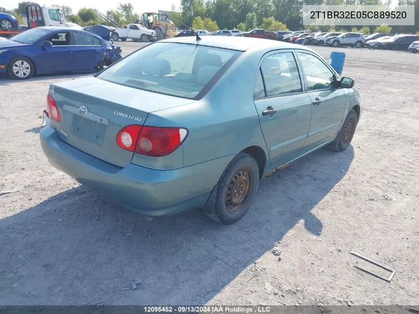 2005 Toyota Corolla VIN: 2T1BR32E05C889520 Lot: 12095452