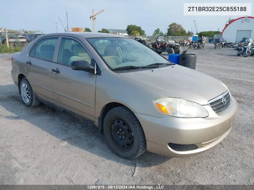 2005 Toyota Corolla VIN: 2T1BR32E25C855188 Lot: 12097875