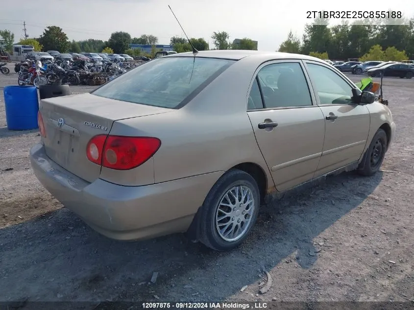 2005 Toyota Corolla VIN: 2T1BR32E25C855188 Lot: 12097875