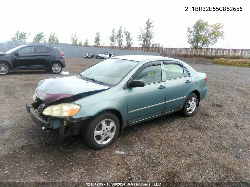 2005 Toyota Corolla Ce/Le/S VIN: 2T1BR32E55C852656 Lot: 12104205