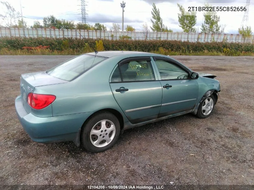 2005 Toyota Corolla Ce/Le/S VIN: 2T1BR32E55C852656 Lot: 12104205