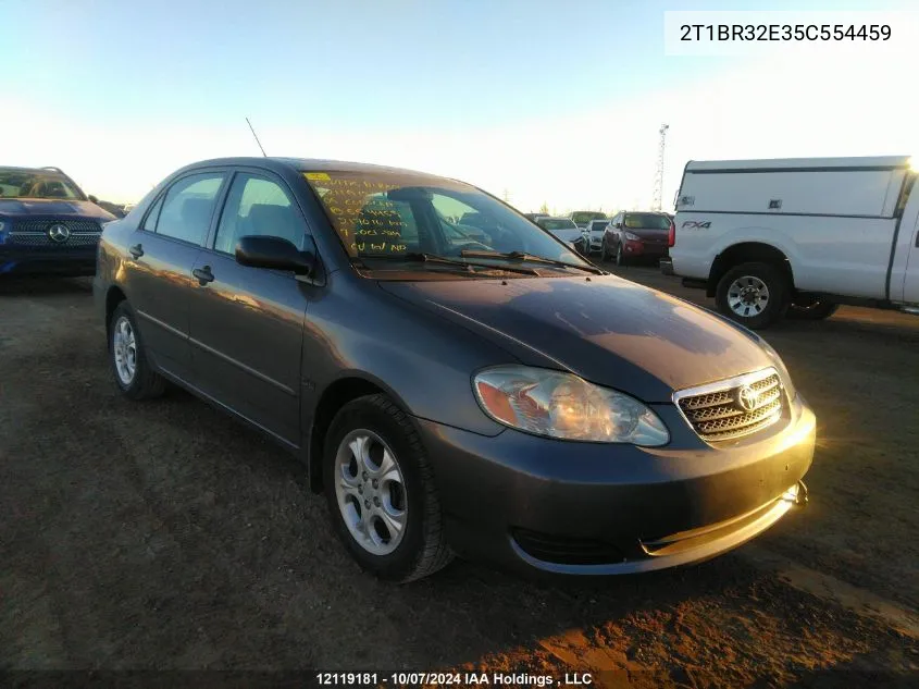 2005 Toyota Corolla Ce/Le/S VIN: 2T1BR32E35C554459 Lot: 12119181