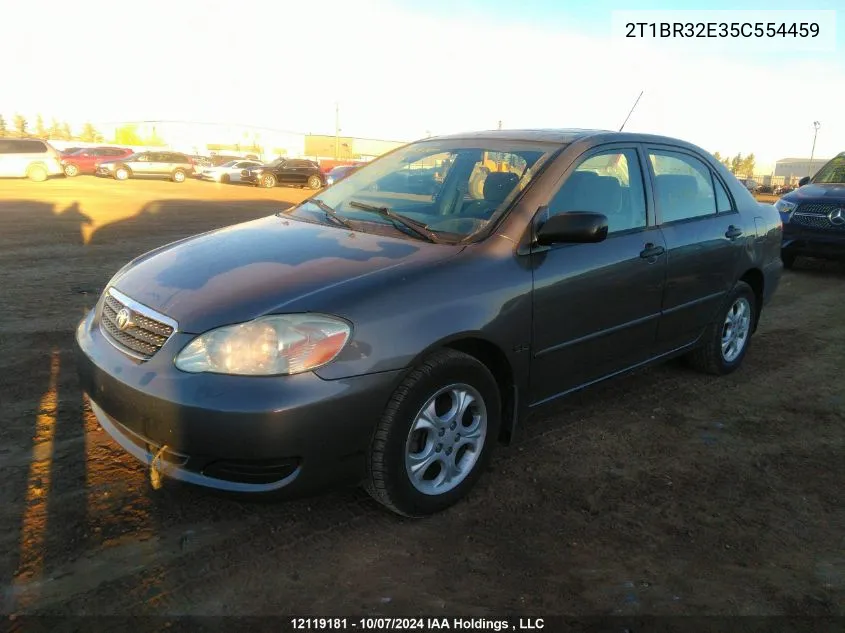 2005 Toyota Corolla Ce/Le/S VIN: 2T1BR32E35C554459 Lot: 12119181