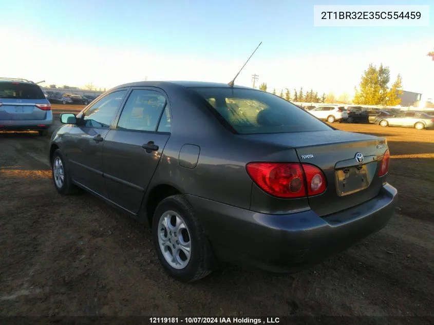 2005 Toyota Corolla Ce/Le/S VIN: 2T1BR32E35C554459 Lot: 12119181