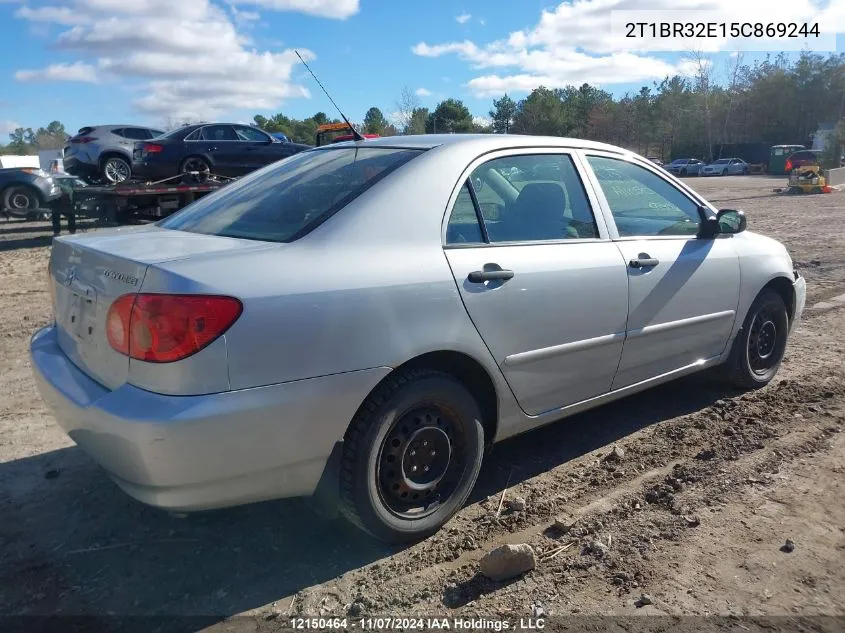 2005 Toyota Corolla Ce/Le/S VIN: 2T1BR32E15C869244 Lot: 12150464