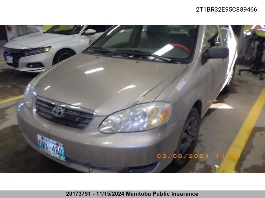 2005 Toyota Corolla Ce/Le/S VIN: 2T1BR32E95C889466 Lot: 20173791