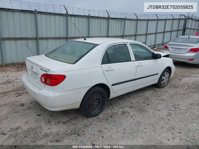 2005 Toyota Corolla Ce VIN: JTDBR32E752055825 Lot: 39368608