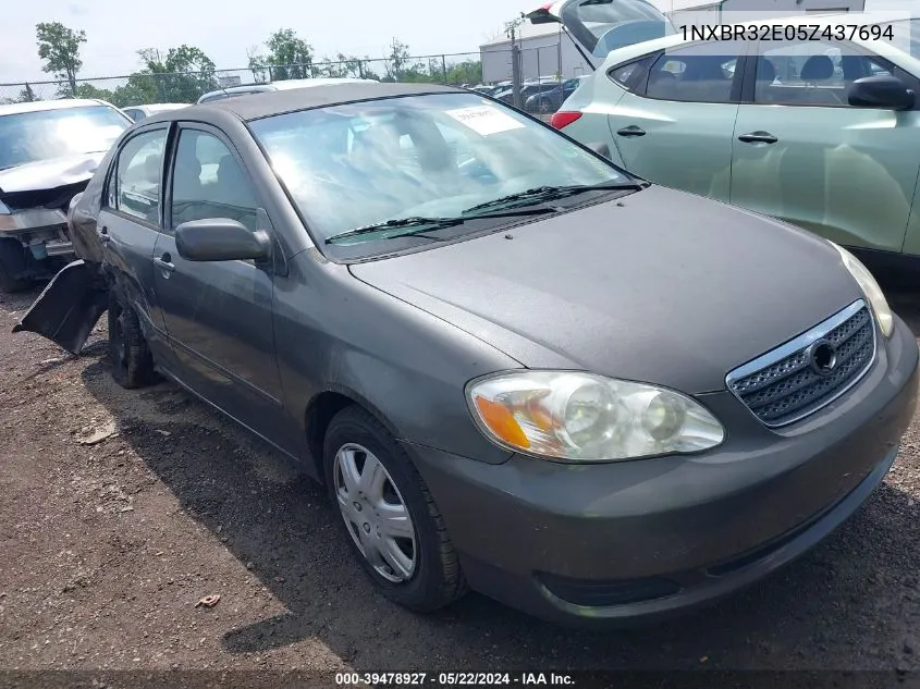 2005 Toyota Corolla Ce VIN: 1NXBR32E05Z437694 Lot: 39478927