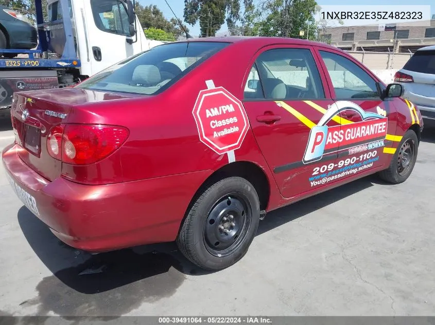 2005 Toyota Corolla Ce VIN: 1NXBR32E35Z482323 Lot: 39491064