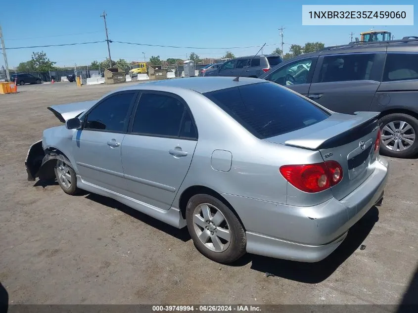 2005 Toyota Corolla S VIN: 1NXBR32E35Z459060 Lot: 39749994