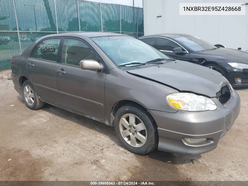 2005 Toyota Corolla S VIN: 1NXBR32E95Z428668 Lot: 39885043