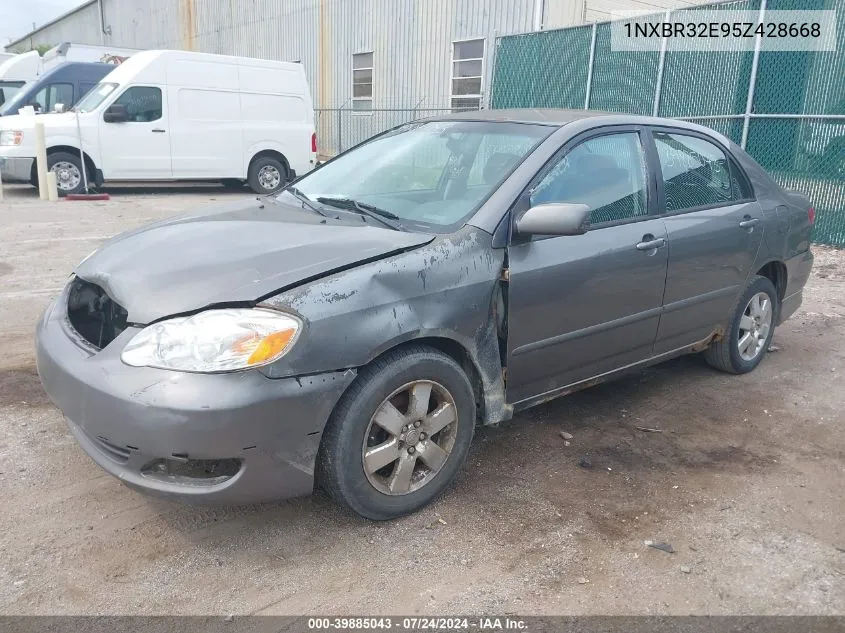 2005 Toyota Corolla S VIN: 1NXBR32E95Z428668 Lot: 39885043