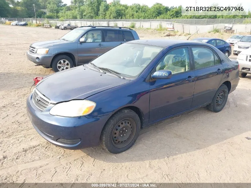 2005 Toyota Corolla Le VIN: 2T1BR32E25C497946 Lot: 39979742