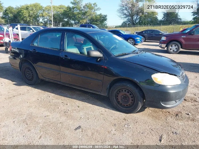 2005 Toyota Corolla Ce VIN: 2T1BR32E05C329724 Lot: 39986209