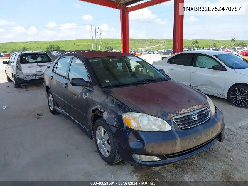 2005 Toyota Corolla S VIN: 1NXBR32E75Z470787 Lot: 40021591