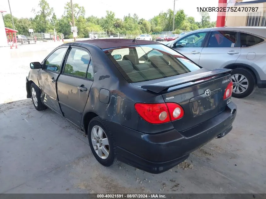 2005 Toyota Corolla S VIN: 1NXBR32E75Z470787 Lot: 40021591