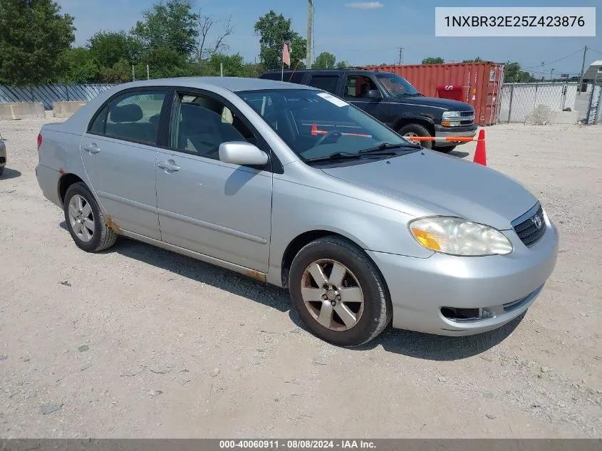 2005 Toyota Corolla Le VIN: 1NXBR32E25Z423876 Lot: 40060911