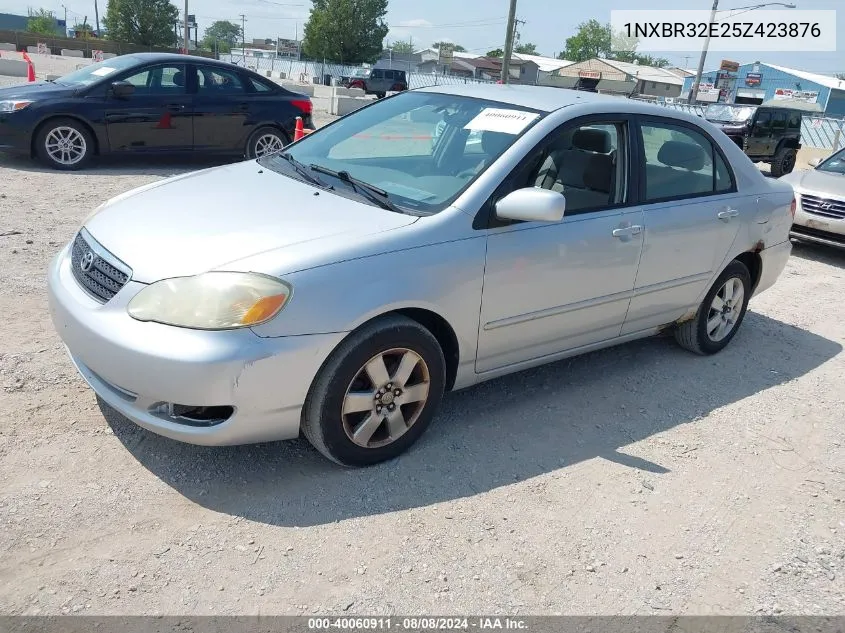 2005 Toyota Corolla Le VIN: 1NXBR32E25Z423876 Lot: 40060911