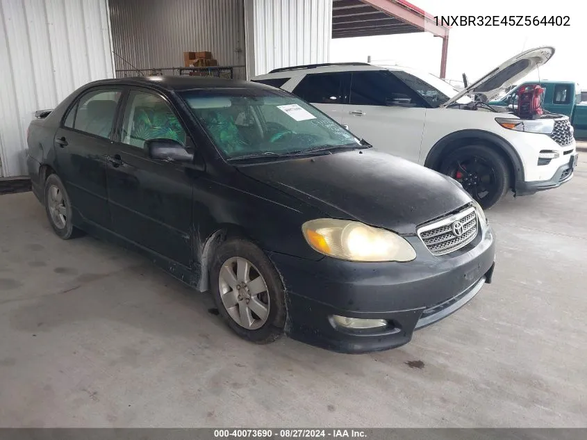 1NXBR32E45Z564402 2005 Toyota Corolla S