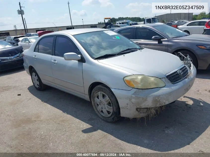 2005 Toyota Corolla Le VIN: 1NXBR32E05Z347509 Lot: 40077694