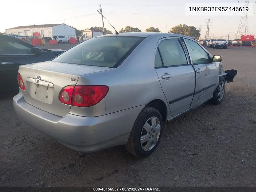 2005 Toyota Corolla Ce/Le/S VIN: 1NXBR32E95Z446619 Lot: 40156537