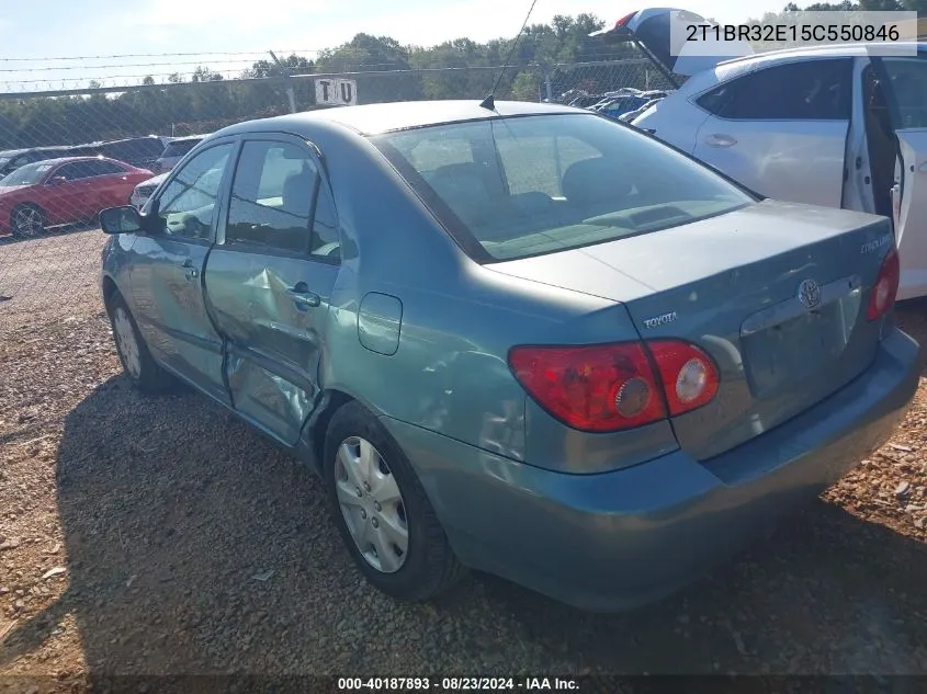 2005 Toyota Corolla Ce VIN: 2T1BR32E15C550846 Lot: 40187893