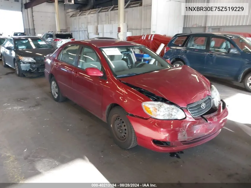 2005 Toyota Corolla Le VIN: 1NXBR30E75Z519229 Lot: 40213194