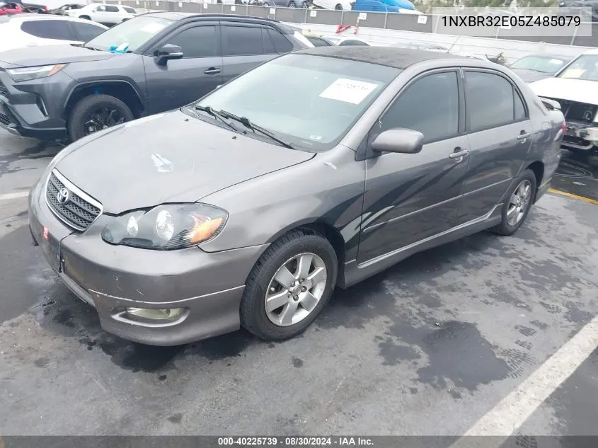 2005 Toyota Corolla S VIN: 1NXBR32E05Z485079 Lot: 40225739