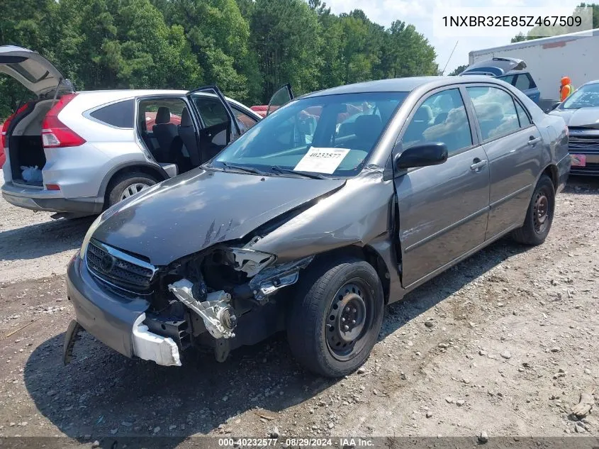 2005 Toyota Corolla Ce VIN: 1NXBR32E85Z467509 Lot: 40232577