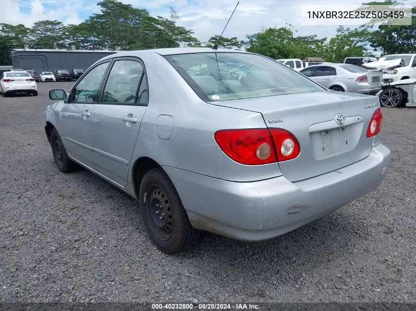 2005 Toyota Corolla Le VIN: 1NXBR32E25Z505459 Lot: 40232800