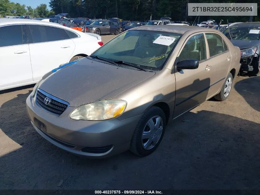 2005 Toyota Corolla Ce VIN: 2T1BR32E25C495694 Lot: 40237575