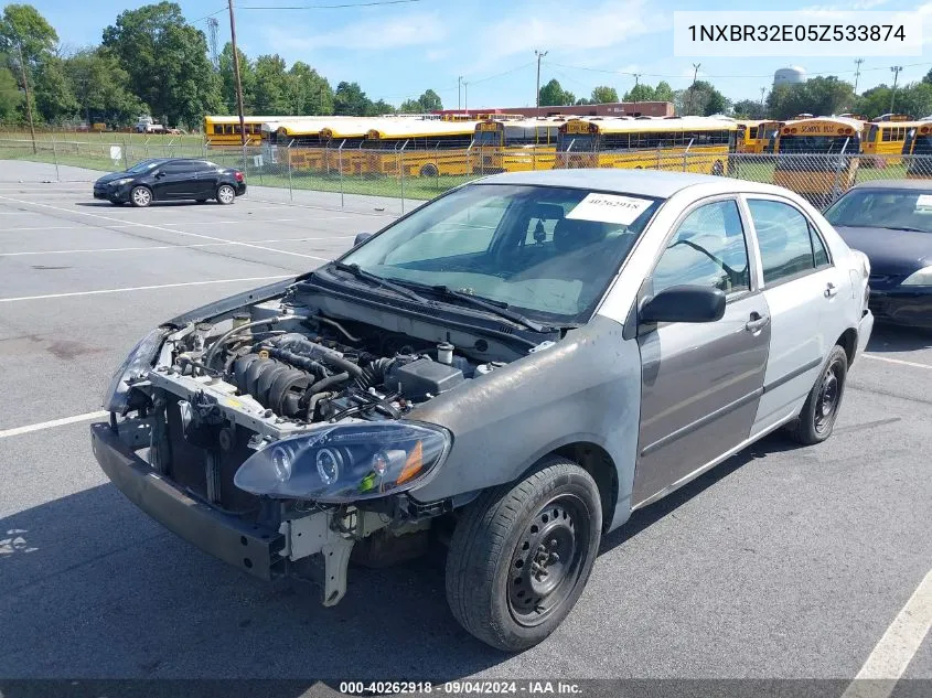 2005 Toyota Corolla Ce VIN: 1NXBR32E05Z533874 Lot: 40262918