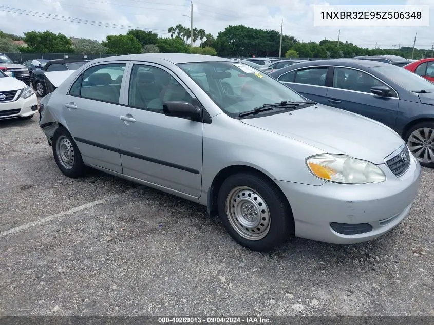 2005 Toyota Corolla Ce VIN: 1NXBR32E95Z506348 Lot: 40269013