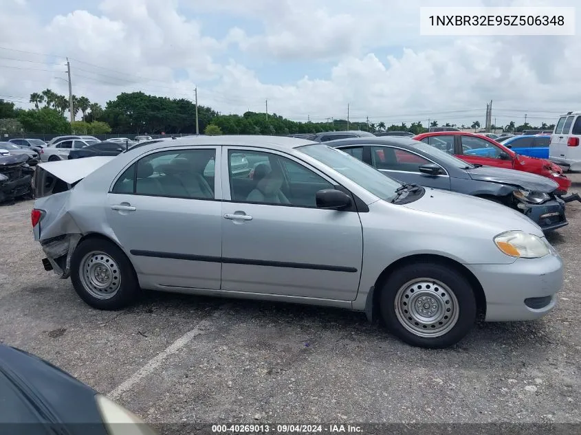 2005 Toyota Corolla Ce VIN: 1NXBR32E95Z506348 Lot: 40269013