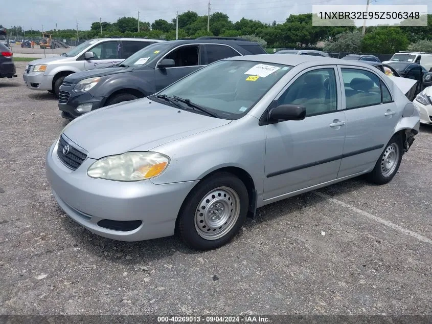 2005 Toyota Corolla Ce VIN: 1NXBR32E95Z506348 Lot: 40269013