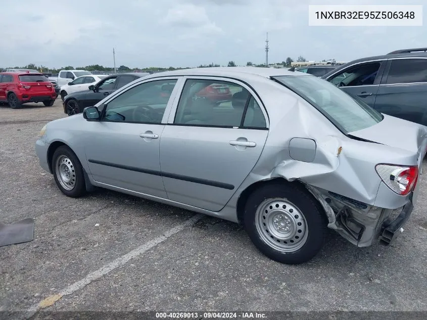 2005 Toyota Corolla Ce VIN: 1NXBR32E95Z506348 Lot: 40269013