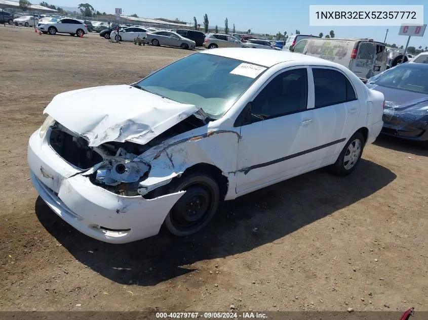 2005 Toyota Corolla Ce VIN: 1NXBR32EX5Z357772 Lot: 40279767