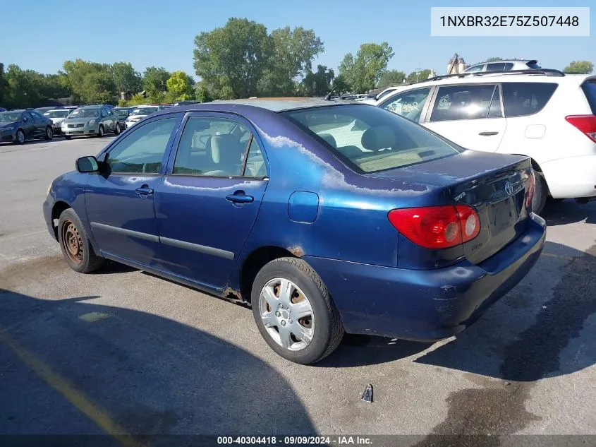 2005 Toyota Corolla Ce VIN: 1NXBR32E75Z507448 Lot: 40304418