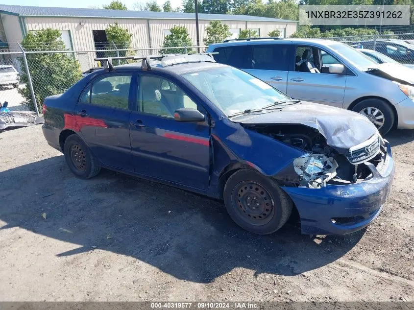 2005 Toyota Corolla Ce VIN: 1NXBR32E35Z391262 Lot: 40319577