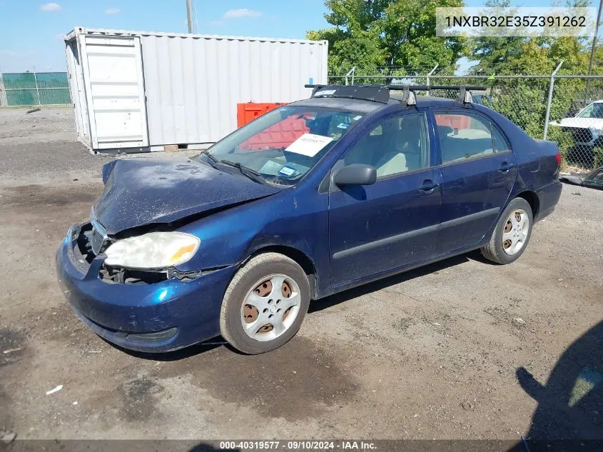 2005 Toyota Corolla Ce VIN: 1NXBR32E35Z391262 Lot: 40319577