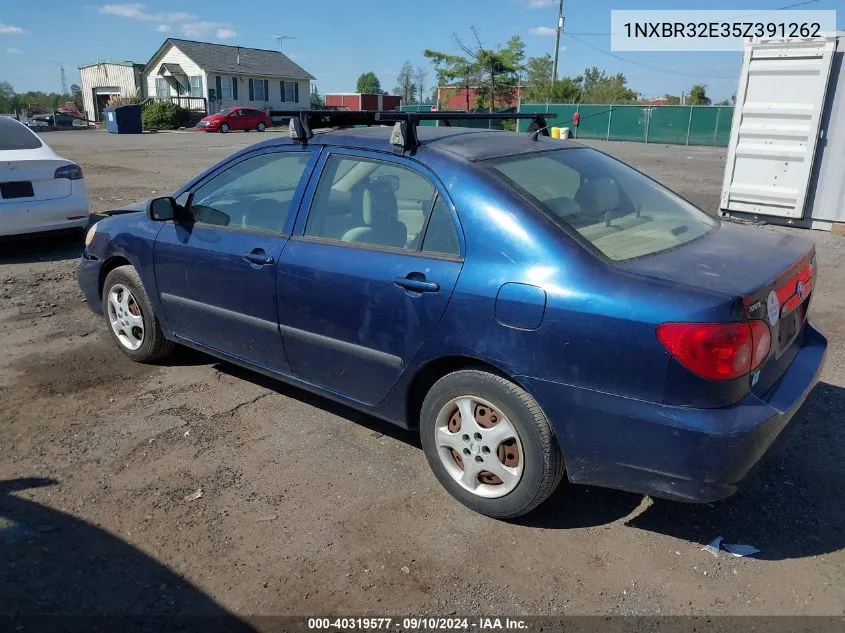 2005 Toyota Corolla Ce VIN: 1NXBR32E35Z391262 Lot: 40319577