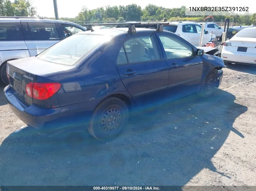 2005 Toyota Corolla Ce VIN: 1NXBR32E35Z391262 Lot: 40319577