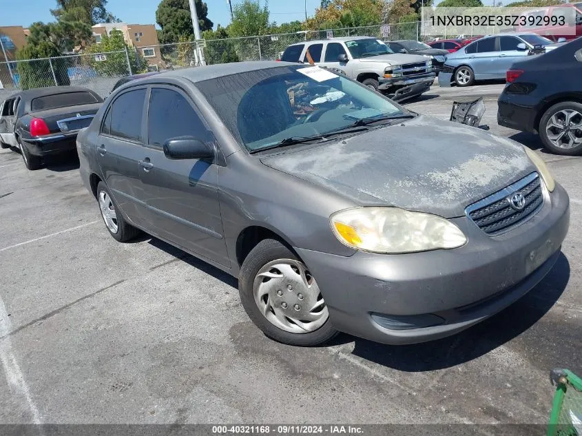 2005 Toyota Corolla Ce VIN: 1NXBR32E35Z392993 Lot: 40321168