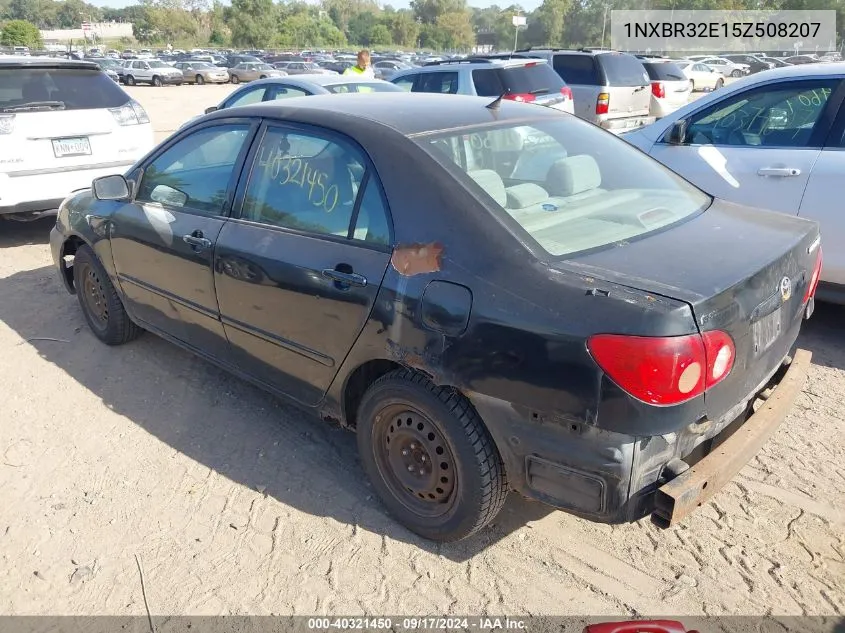 2005 Toyota Corolla Ce VIN: 1NXBR32E15Z508207 Lot: 40321450