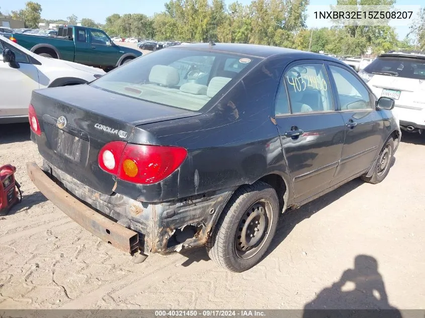 2005 Toyota Corolla Ce VIN: 1NXBR32E15Z508207 Lot: 40321450